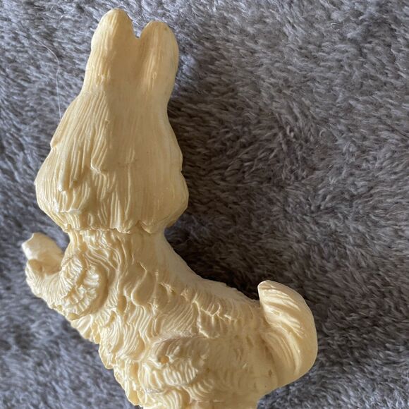 Sculptor A. Santini Bunny Rabbit 4" Ivory White Made In Italy Classic Figure VTG - Picture 11 of 12